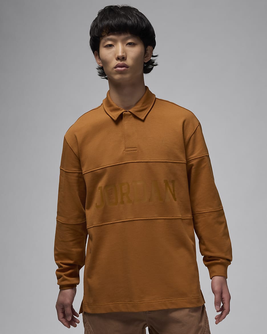 Jordan Essentials Men s Long Sleeve Rugby Top. Nike UK